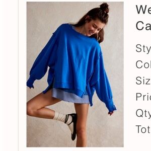 We The Free People Camden Sweatshirt